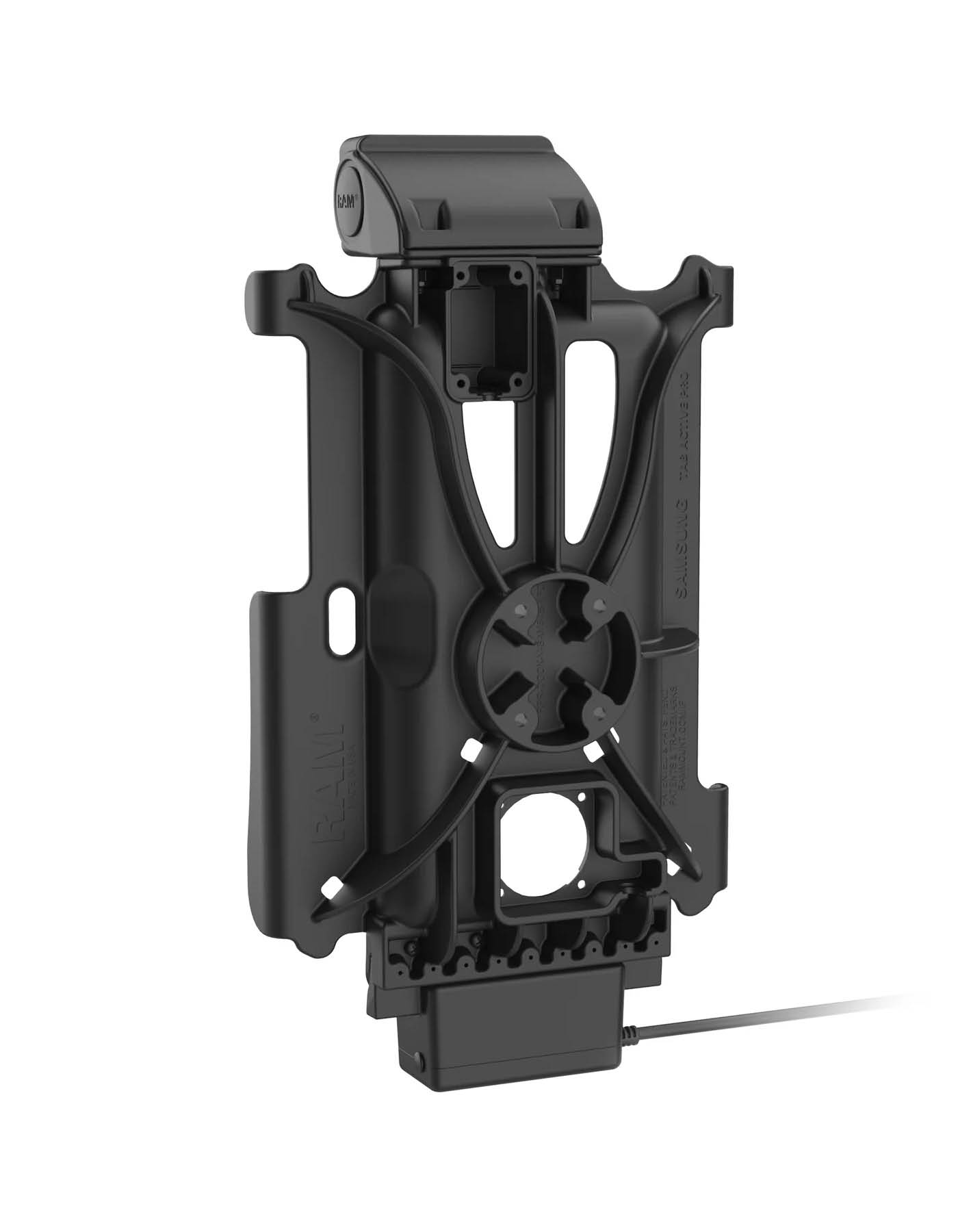 RAM Mounts GDS Tough-Dock Halteschale (Schnappverschluss) Samsung Tab Active4 Pro & Active5 Pro in IntelliSkin Schutzhülle - USB-C-Anschluss