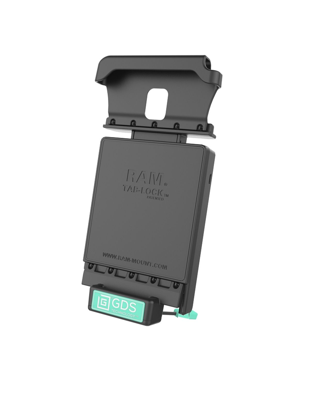 RAM Mounts GDS Dockingstation Samsung Tab Active 2 in IntelliSkin-Lade-/Schutzhüllen - Stromanbindung, AMPS-Aufnahme