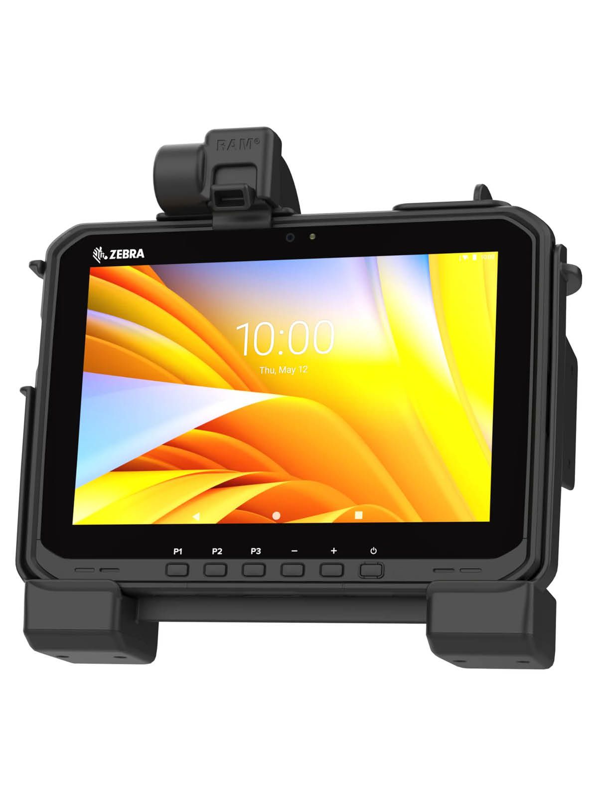 RAM Mounts Form-Fit Holder (Latch) for Zebra ET60 & ET65 2-In-1 Tablets - With and without Keyboard