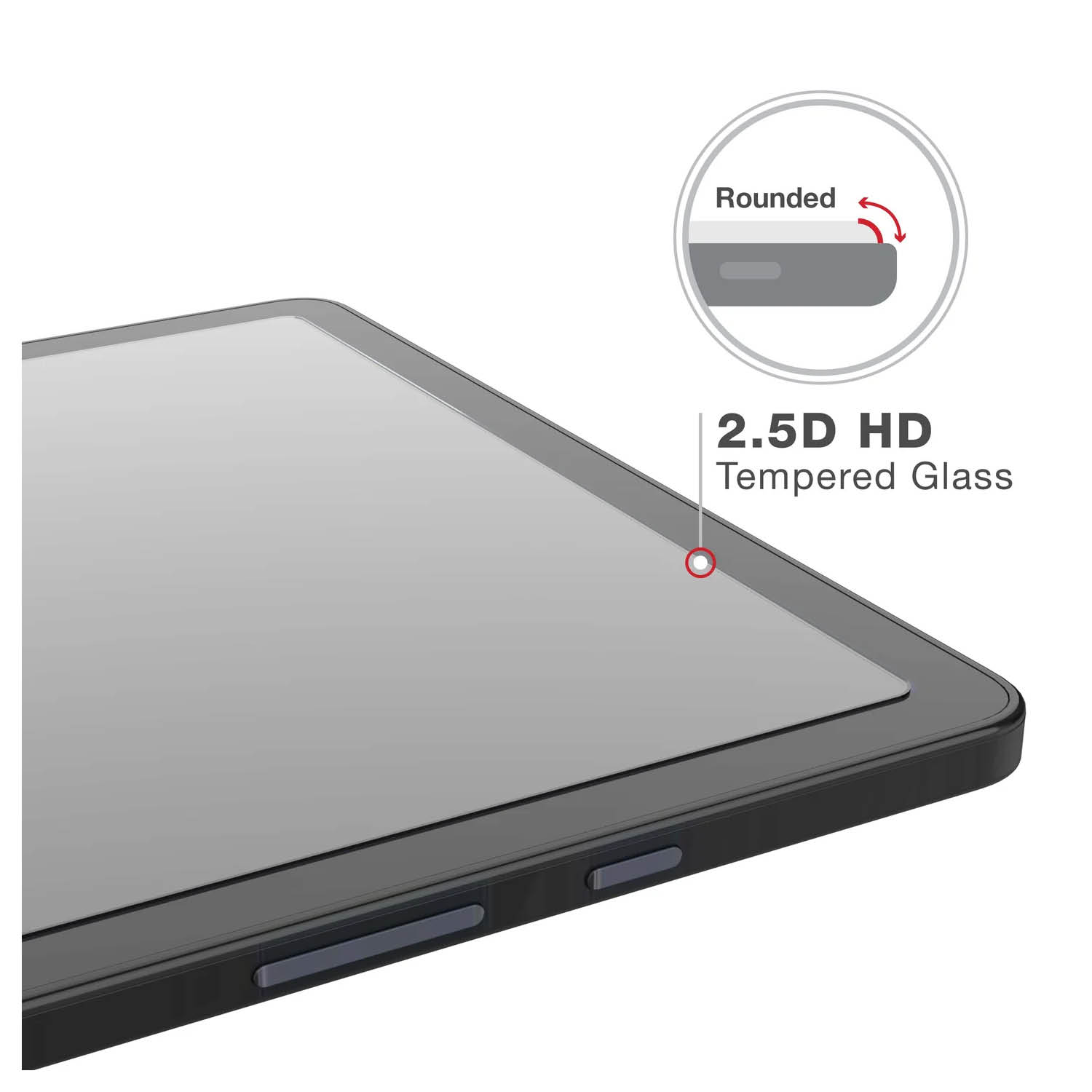 RAM Mounts Bildschirmschutz für Samsung Tab A9+ in IntelliSkin Thin-Cases