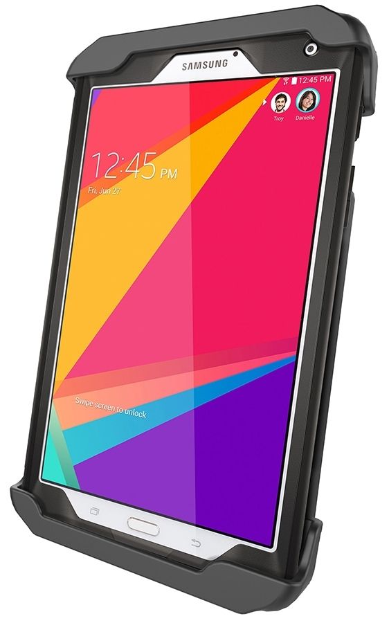 RAM Mounts Tab-Tite Universal Halteschale für 7-8 Zoll Tablets (in Schutzhüllen) - AMPS-Aufnahme, Schrauben-Set