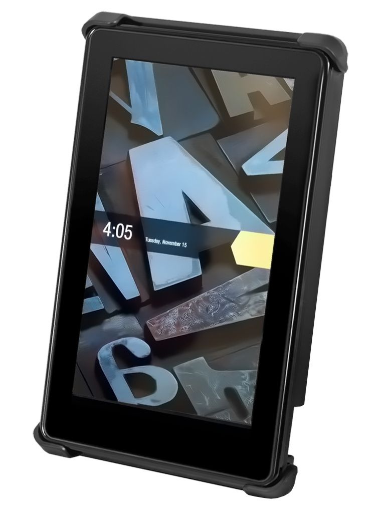 RAM Mounts Universal Tab-Tite Halteschale für 7 Zoll Tablets - u.a. Amazon Kindle, Kindle Fire u. Google Nexus 7, AMPS-Aufnahme, Schrauben-Set