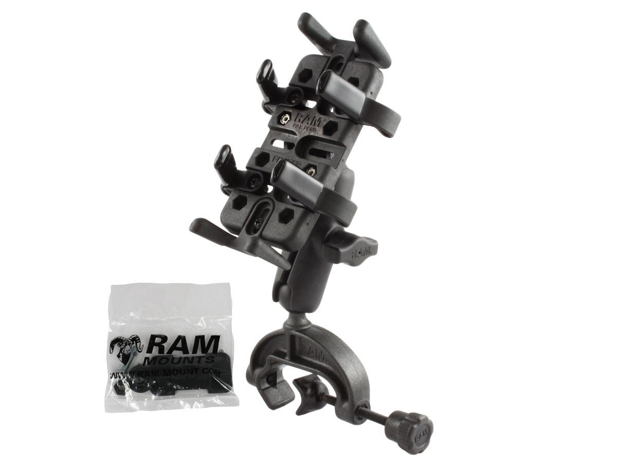 RAM Mounts Verbundstoff-Set (Rohre) für elektronische Kleingeräte - mit Verbundstoff-Klammer, B-Kugel (1 Zoll), im Polybeutel