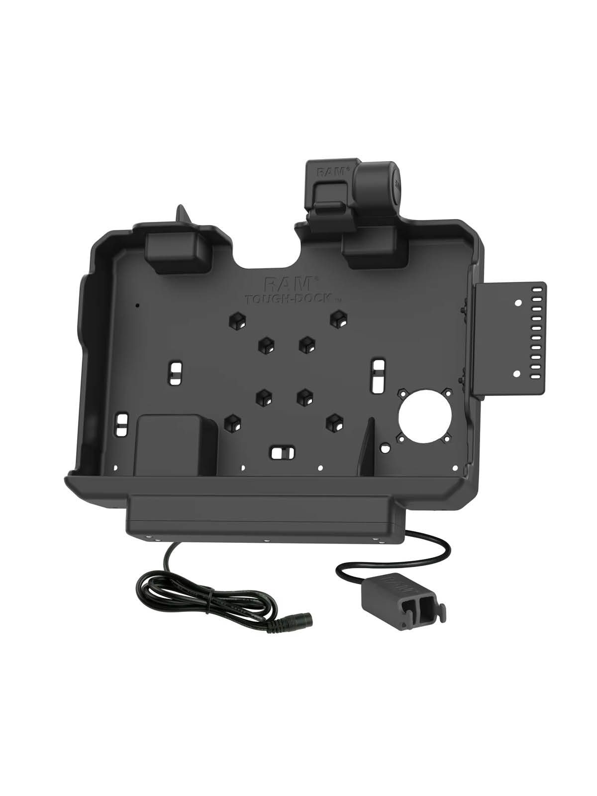 RAM Mounts Form-Fit Halteschale (Schnappverschluss) für Getac ZX10 Rugged Tablet - 5.5mm DC & Dual USB-A-Anschluss
