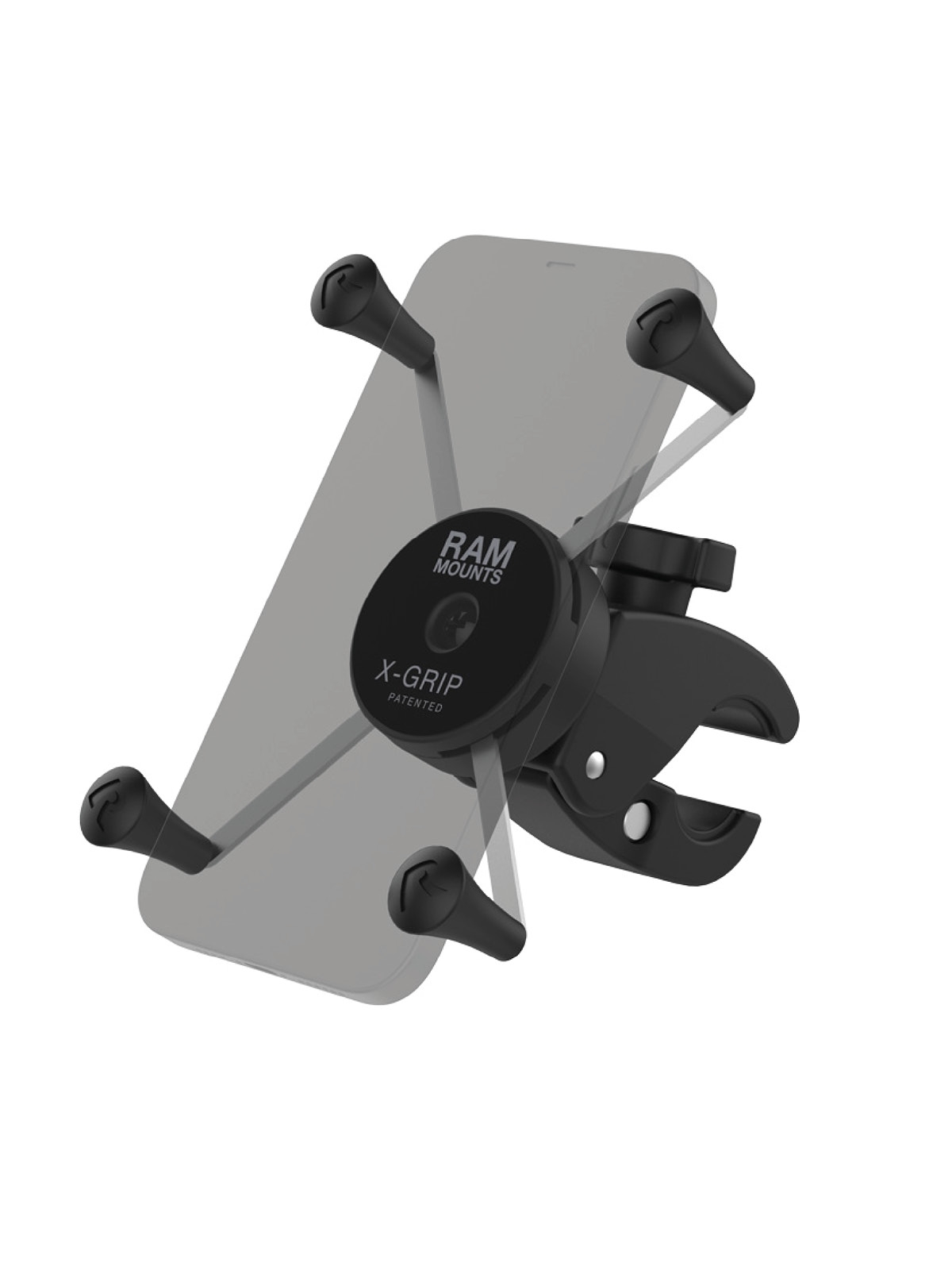 RAM Mounts X-Grip Klemm-Halterung für Smartphones - kleine Tough-Claw (Durchmesser 15,9-29,0 mm), direkte X-Grip-Anbindung