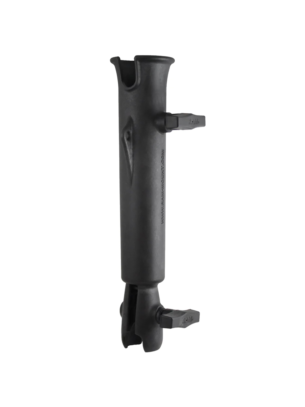 RAM Mounts Flöten-Halter für Angelruten mit C-Kugel-Aufnahme (1,5 Zoll) - UV-Blocker Griff, Verbindungsarm mit Flötenanschluss