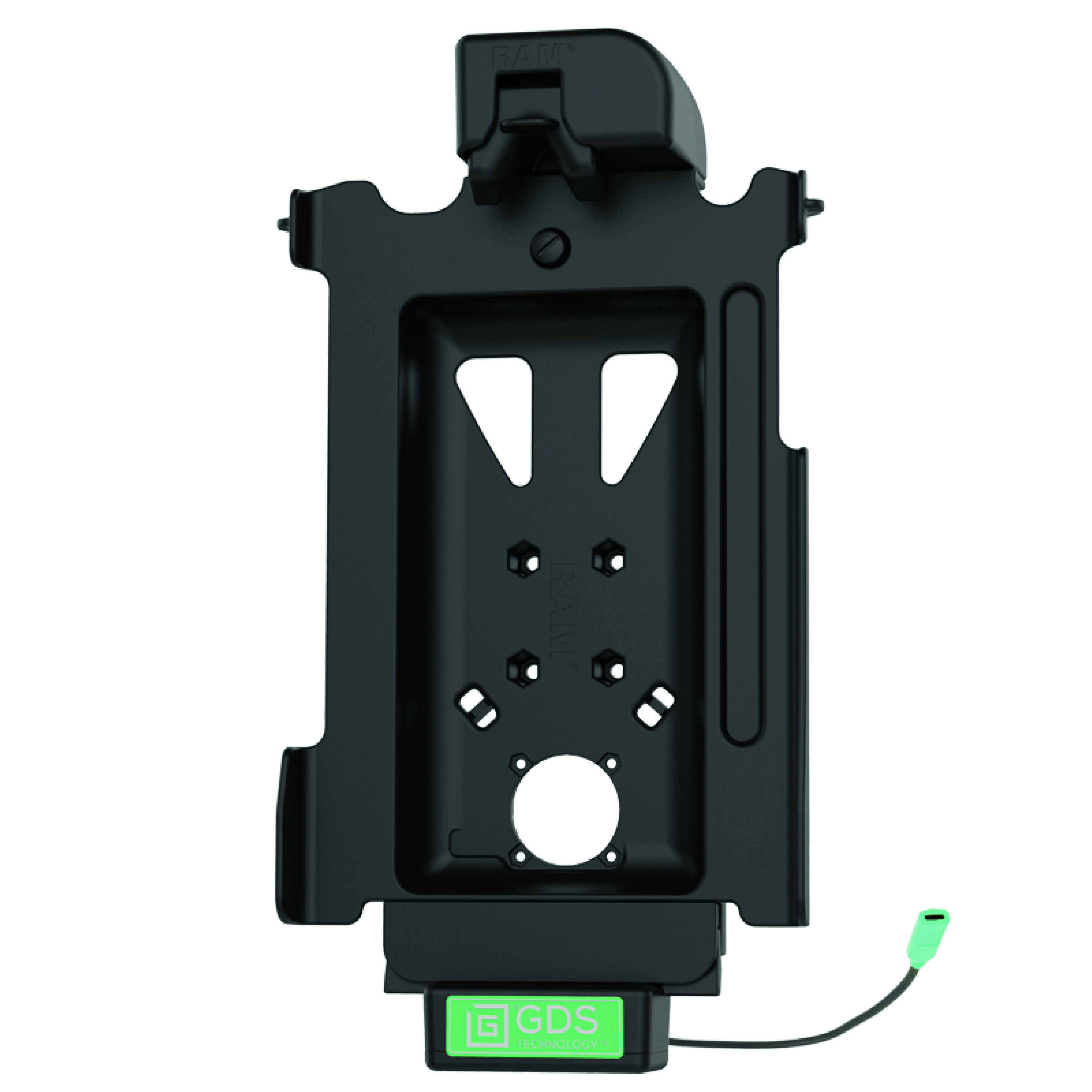RAM Mounts GDS Tough-Dock Halteschale (Schlüsselverriegelung) für Samsung Tab S7, S9 & S9 FE - in IntelliSkin Schutzhülle - USB-C-Anschluss