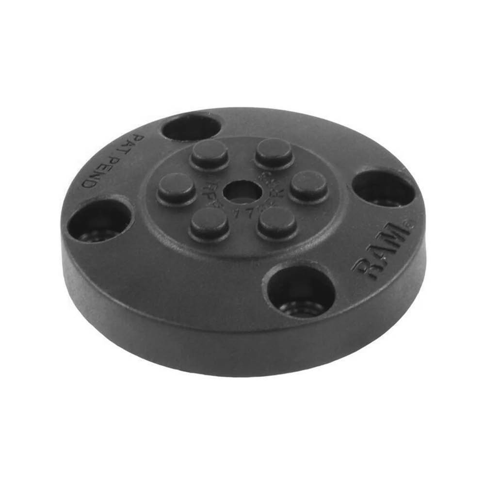 RAM Mounts Pin-Lock™ Adapter (rund) - Verbundstoff, 4-Loch AMPS