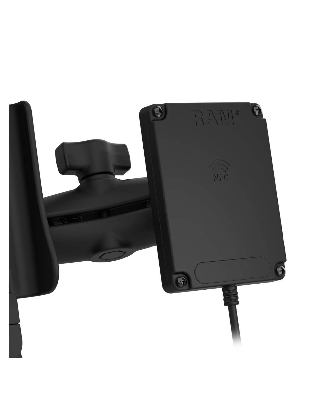 RAM Mounts GDS Tough-Dock™ für Samsung Tab Active5 & 3 - mit NFC Repeater, abschließbar, 4-Loch AMPS Aufnahme