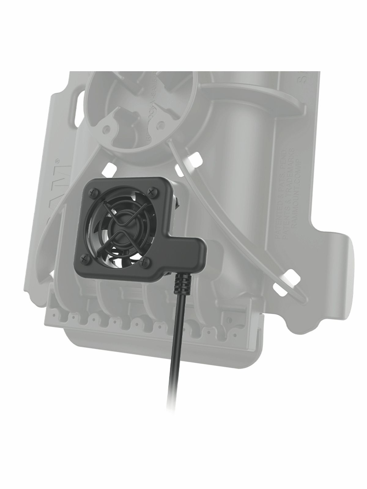 RAM Mounts Ventilator für GDS Dockingstationen - 12 V, USB-Typ-A Stromkabel ca. 200 cm