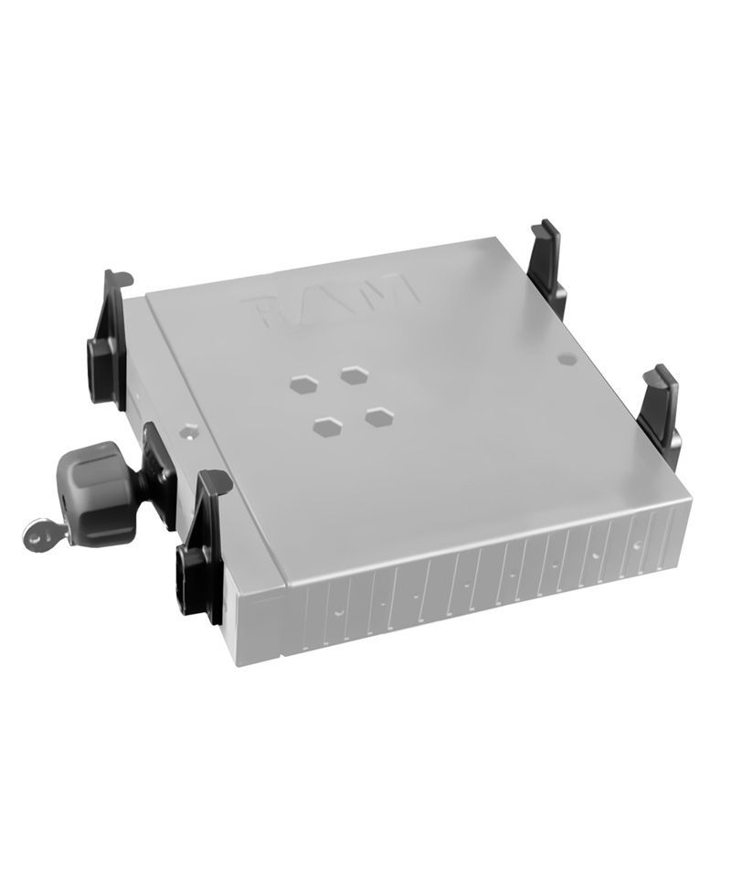 RAM Mounts Secure-N-Motion Sicherungs-Kit für Tough-Tray halter - Schloss, 4 flache Seitenarme