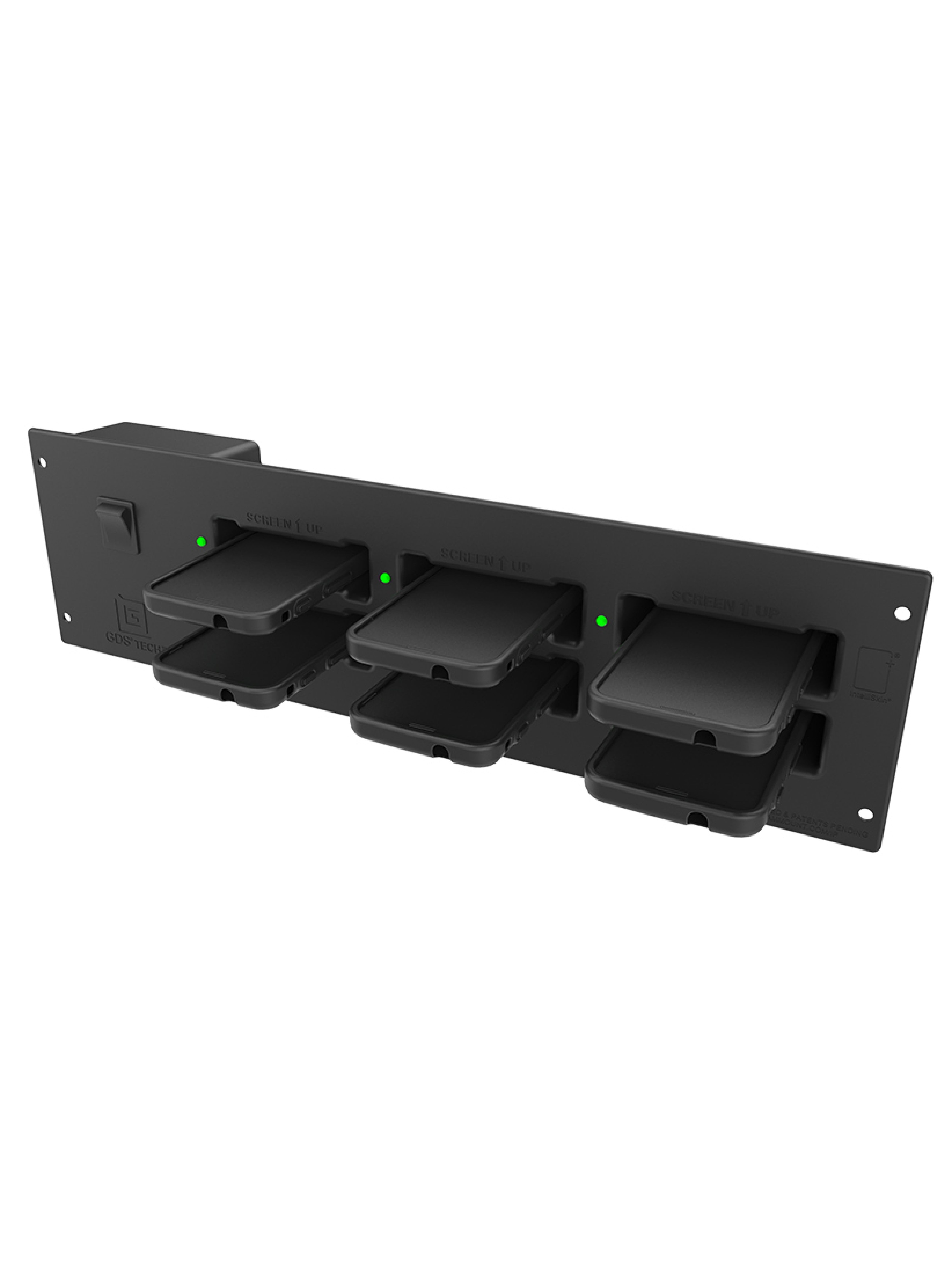 RAM Mounts GDS Einbau-Ladestation für 6 Smartphones in IntelliSkin Lade-/Schutzhüllen