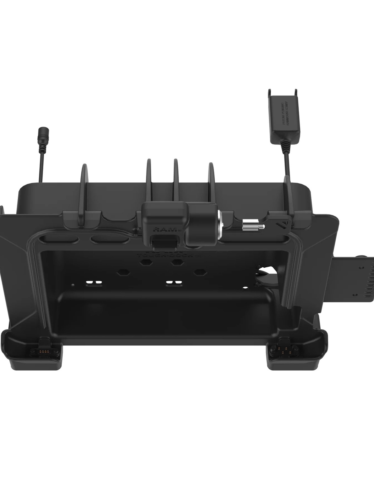 RAM Mounts Form-Fit Docking-Station für Zebra ET8x 2-in-1 Tablet - Stromanbindung, Dual USB-A, abschließbar, AMPS- u. VESA-Aufnahme