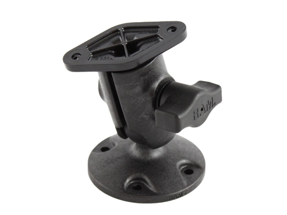 SINGLE SOCKET BALL MOUNT WITH RND BASE