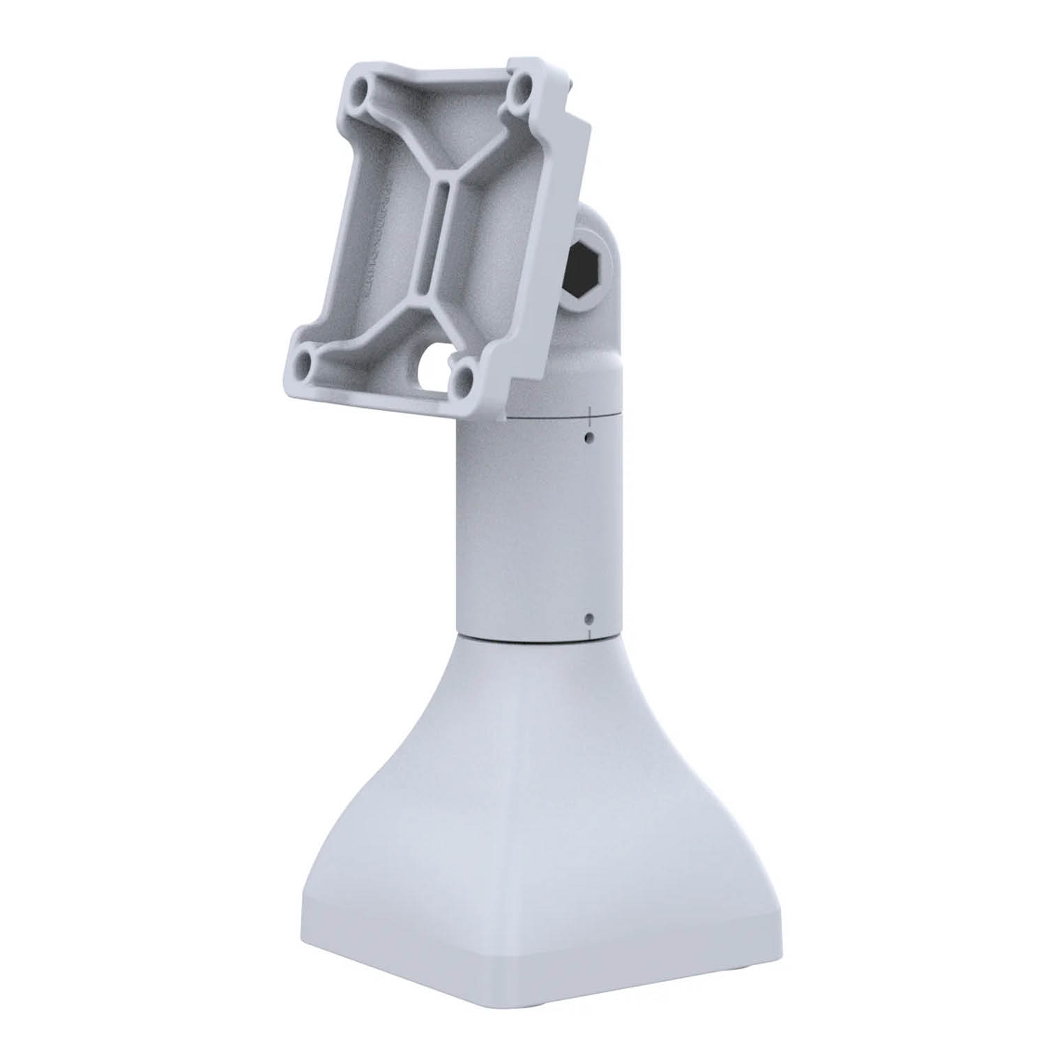 RAM Mounts Standfuss (7 Zoll) - VESA 75x75 mm Anbindung, dreh-/schwenkbar, Kabelführung, hellgrau